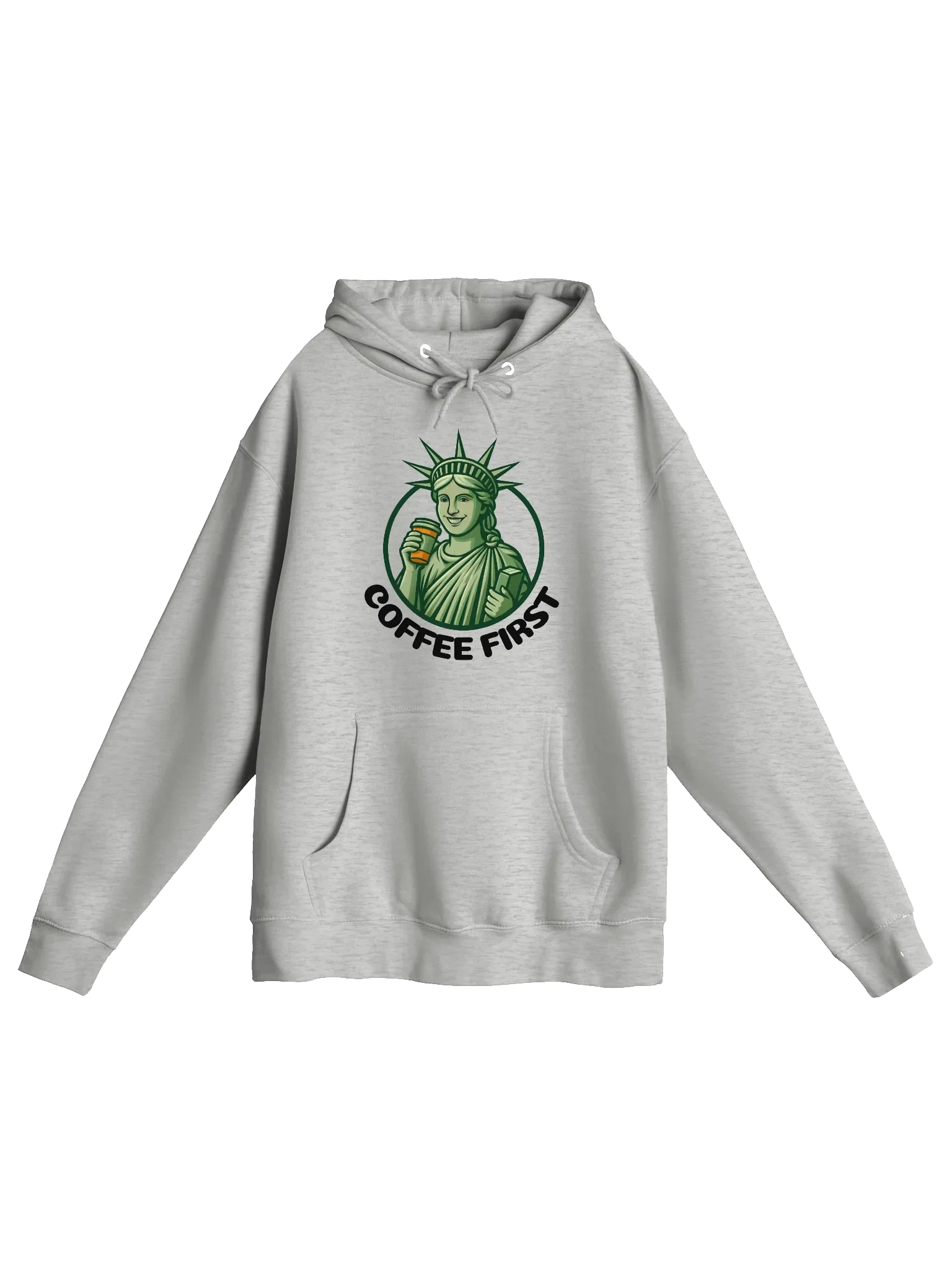 Coffee First Premium Pullover Unisex Hoodie product image (1)