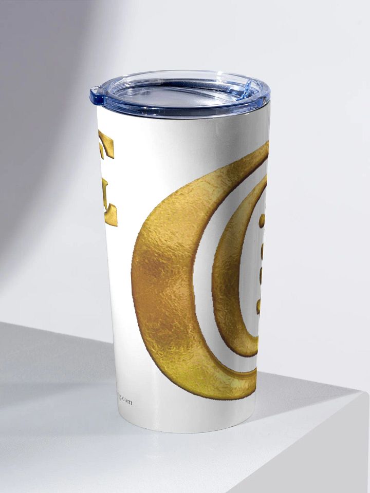 Gold Logo Steel Travel Mug product image (2)