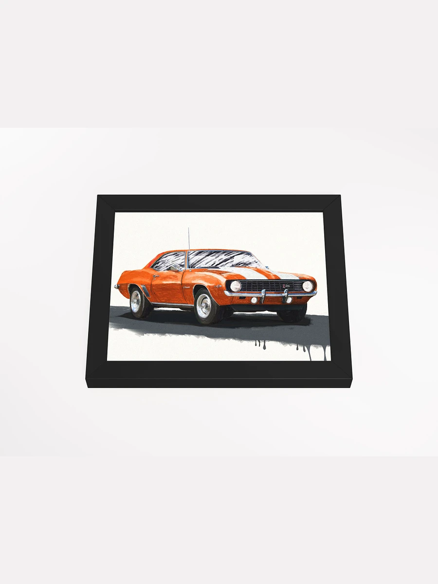 Hugger Orange 1969 Camaro Framed Poster product image (4)