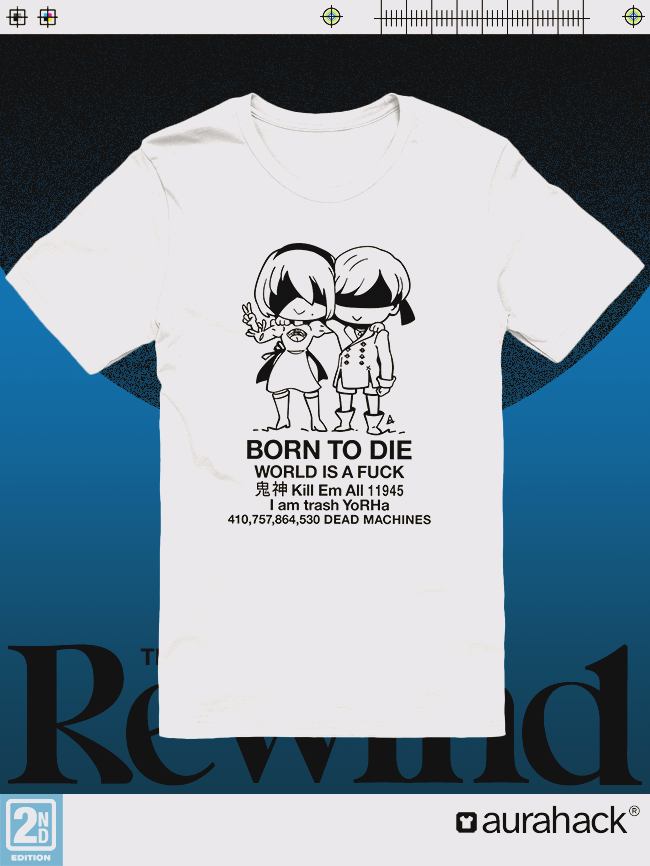 BORN TO DIE - SHIRT - WHITE product image (1)