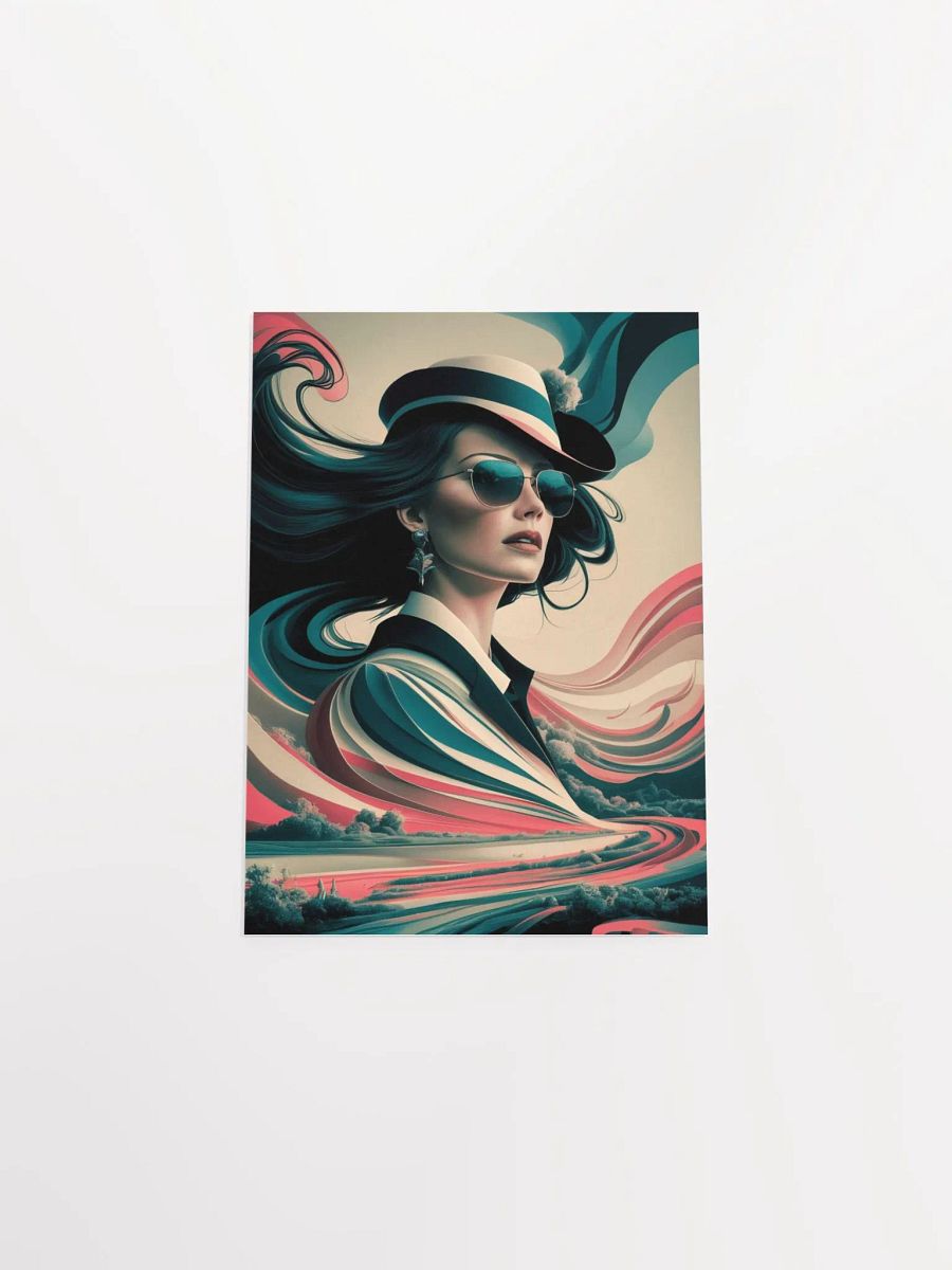 Abstract illustration of a Woman Poster - 24 product image (18)