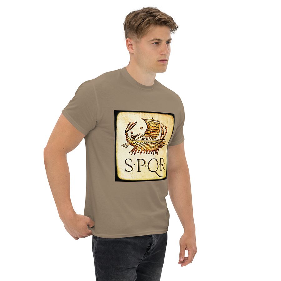 SPQR Roman Galley Vintage Roman Art, T-Shirt product image (6)