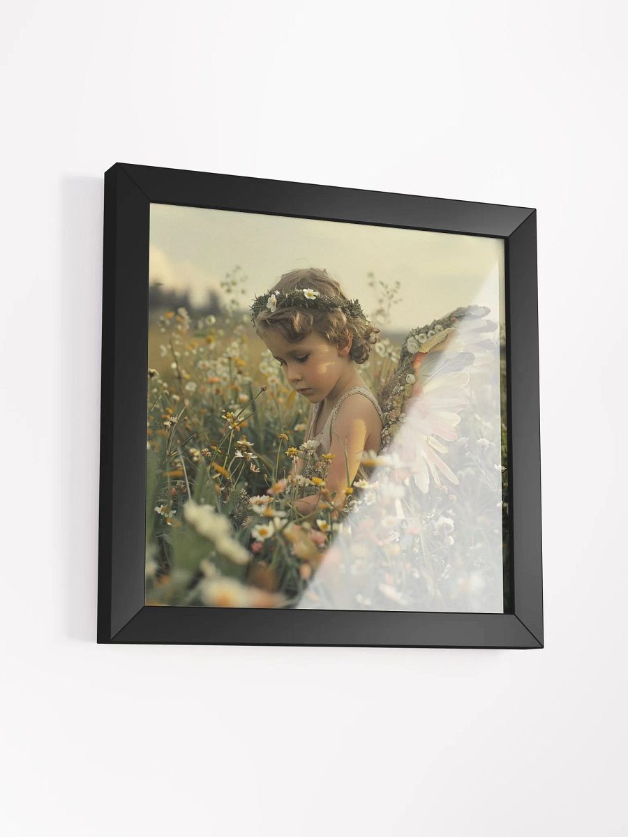 Cherub Child In A Field of Flowers Wall Art product image (3)