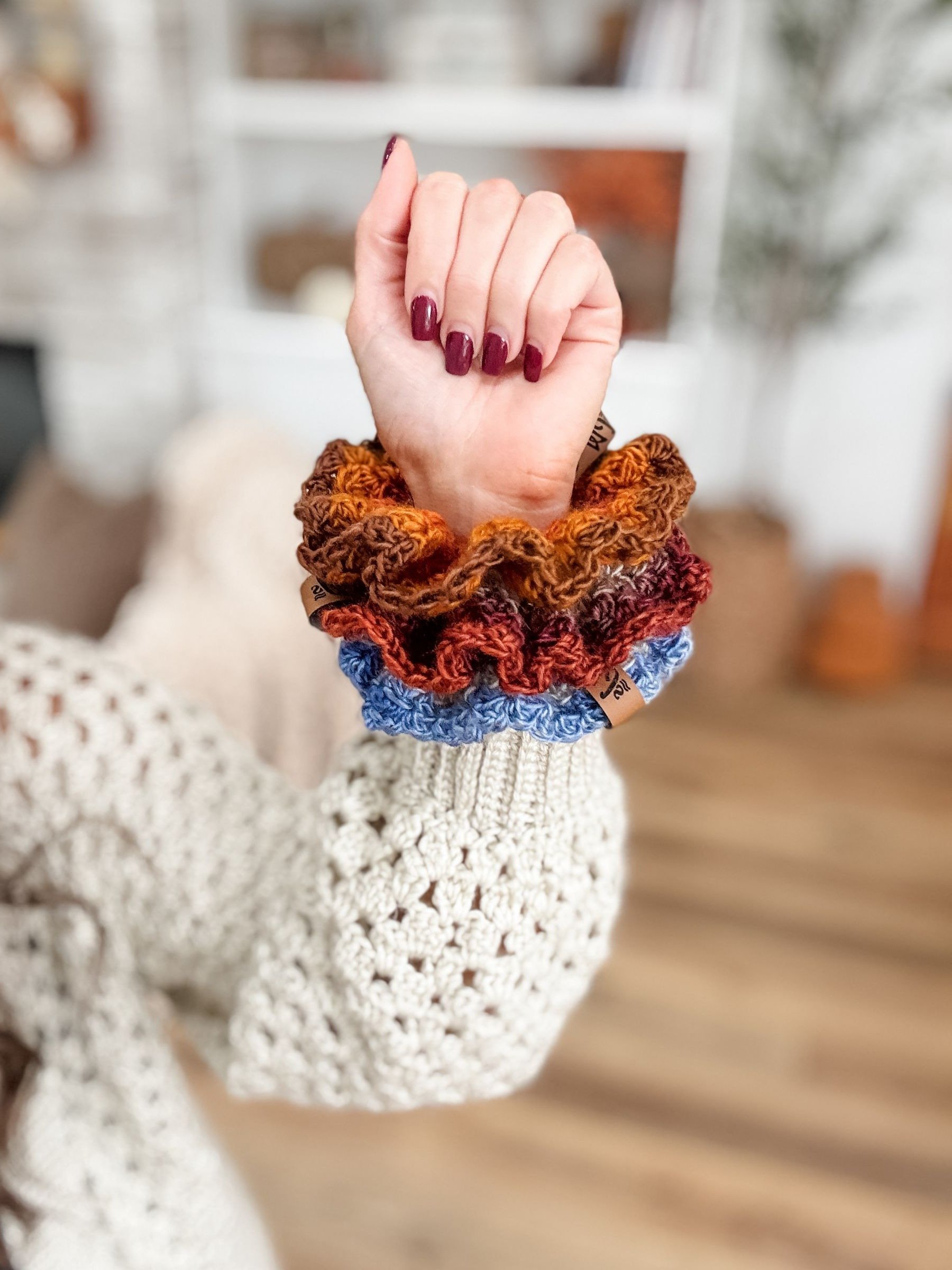 The Suzette Scrunchie Crochet Pattern product image (4)