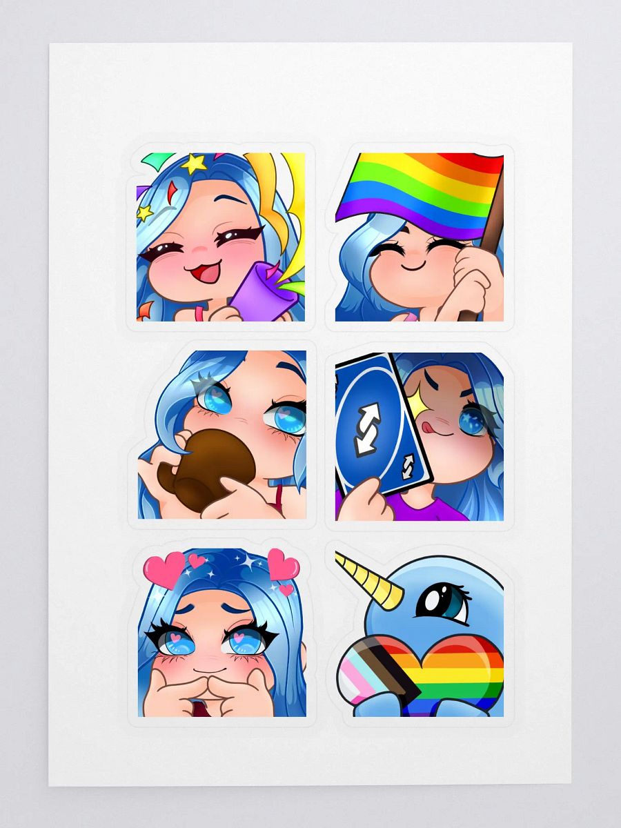 Emote Sticker Sheet product image (3)