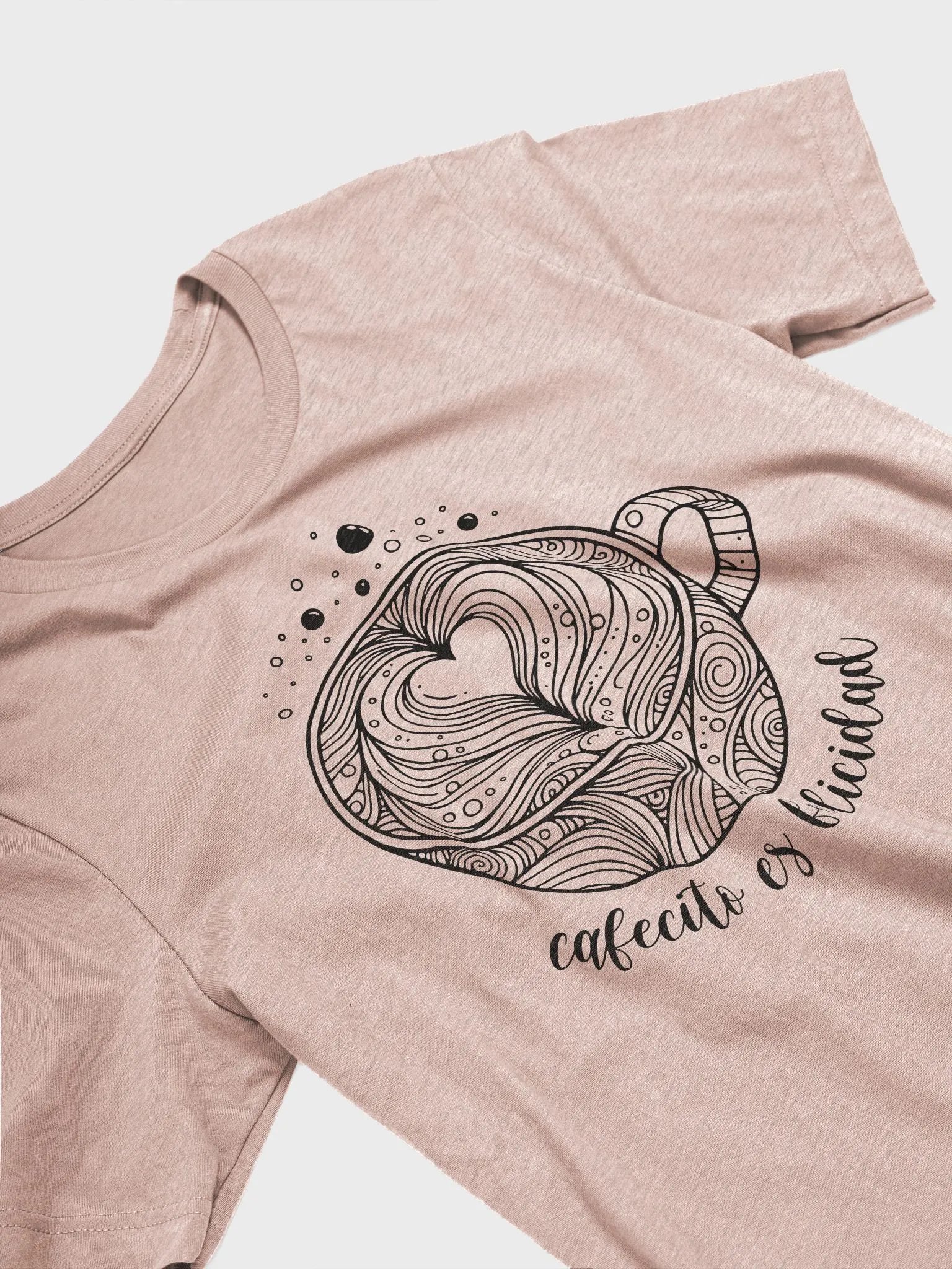 Cafecito Es Felicidad Camiseta Unisex product image (3)