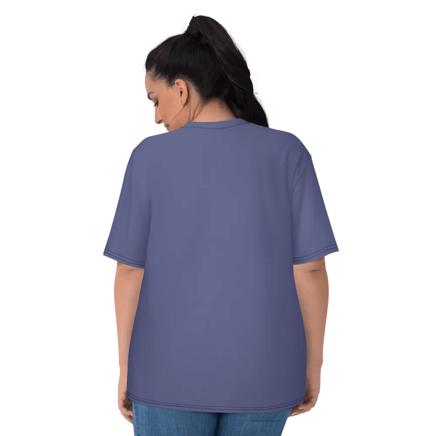 Plain Dark Purple Soft Summer Women's Crewneck Polyester Heavyweight Premium T-Shirt by Treasure Pie product image (7)
