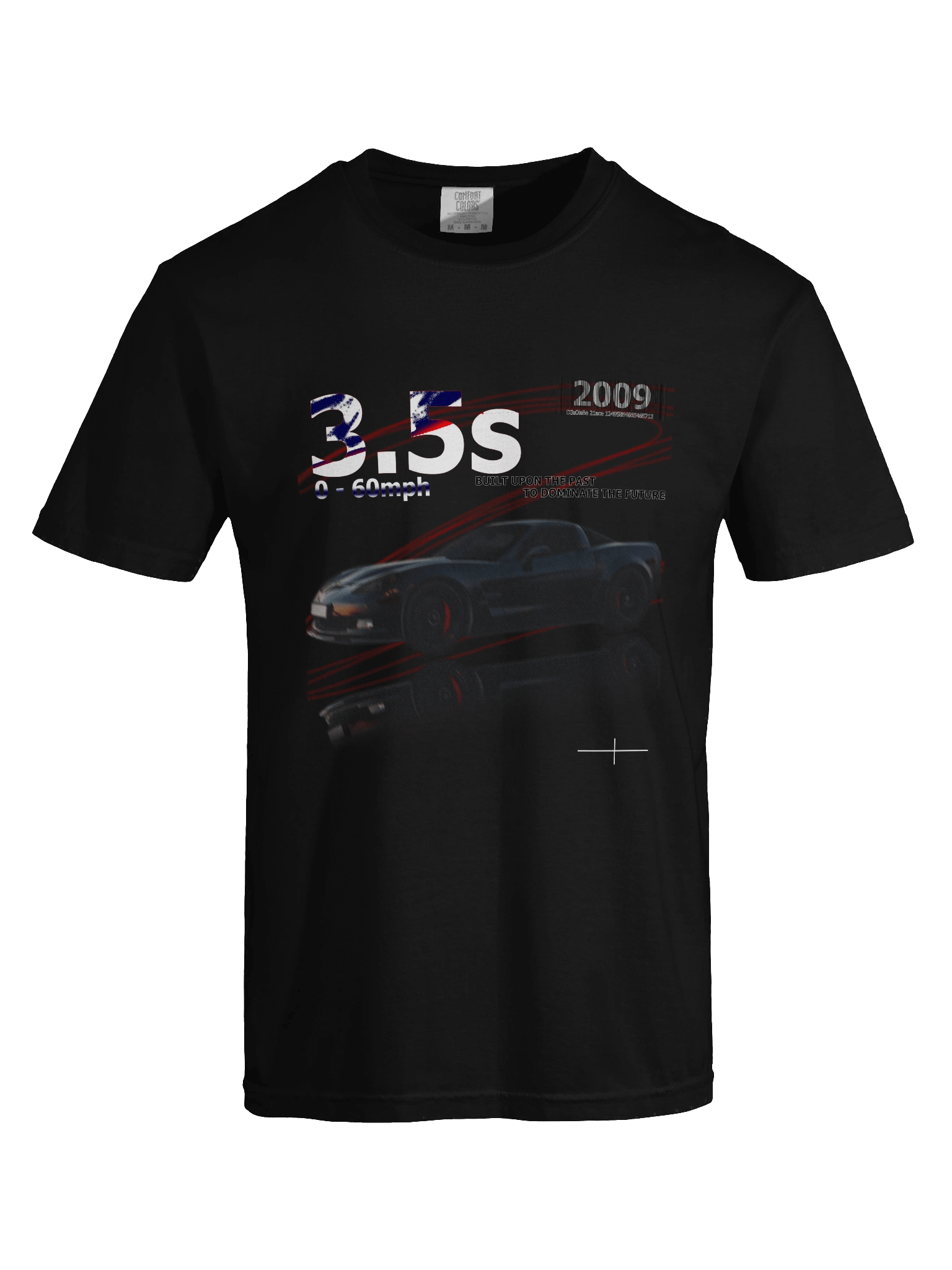 2009 Barcode - 3.5s 0 - 60 - Black Car | Shirt product image (3)