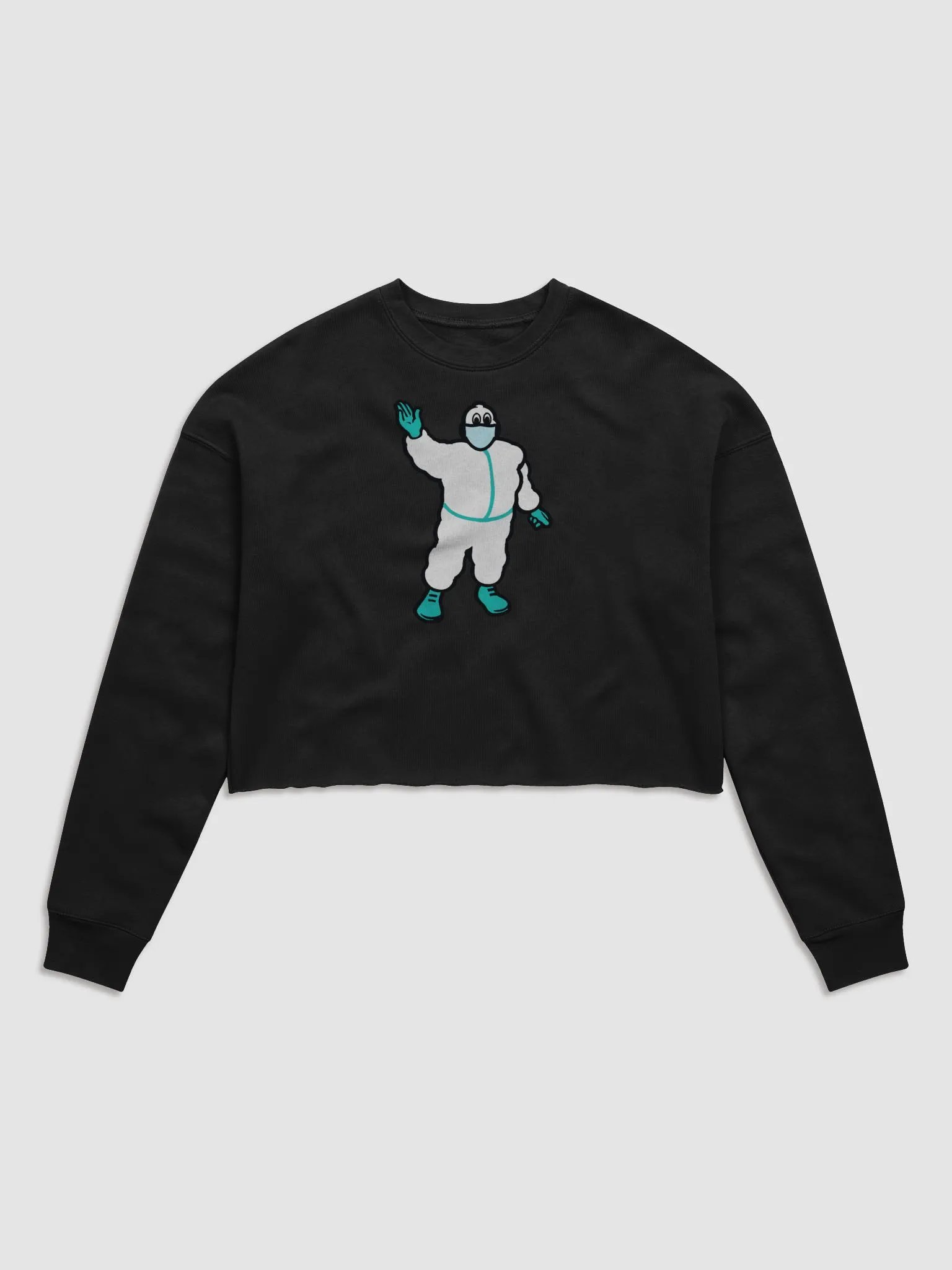 Dr Bibendum Bella+Canvas Women's Fleece Crop Sweatshirt product image (1)