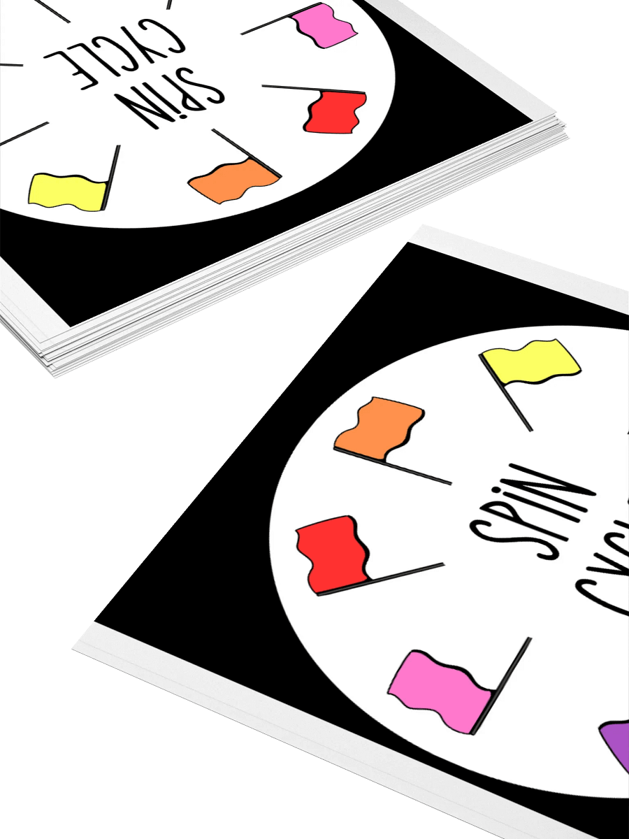 "Spin Cycle" Colorful Sticker product image (4)