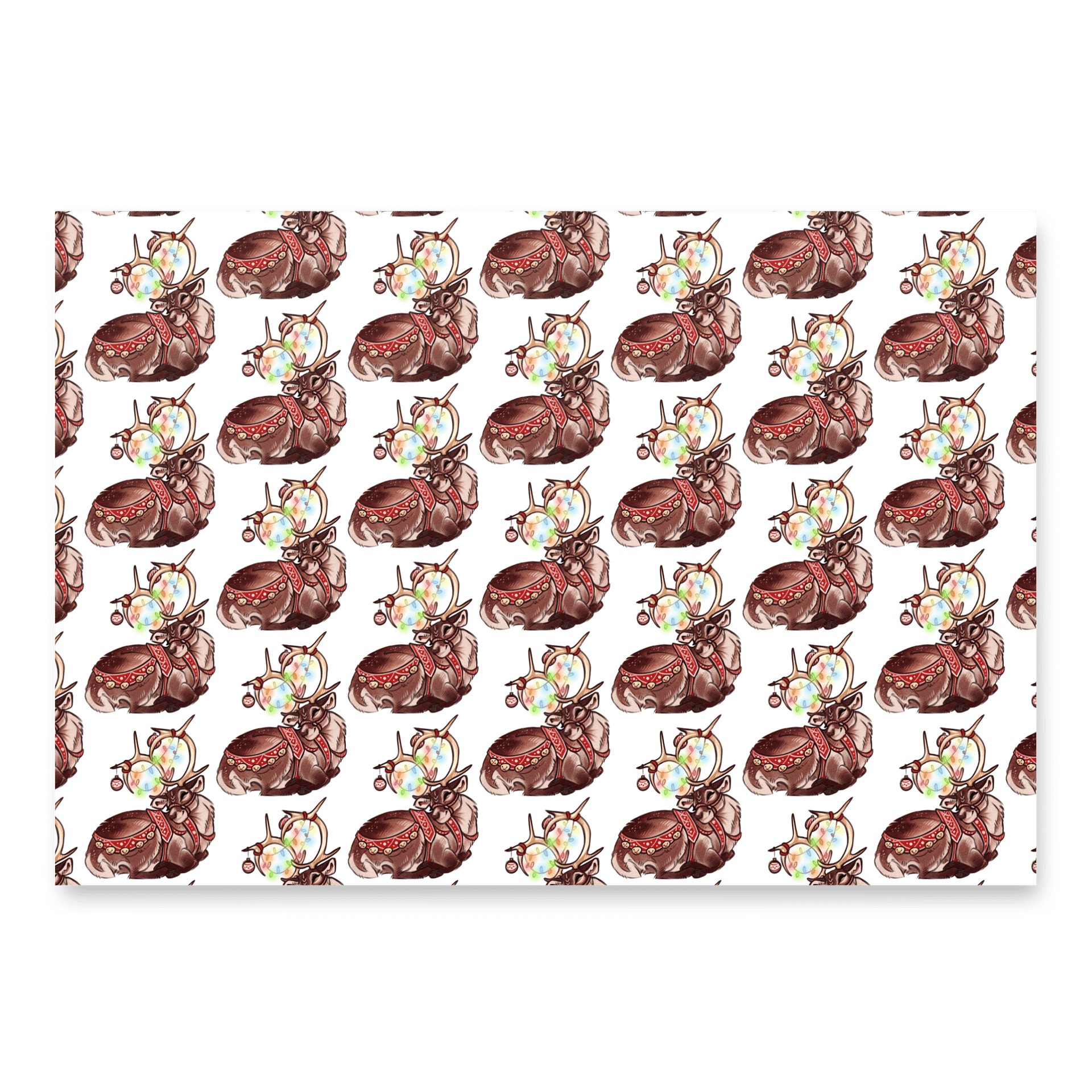Deer Santa... | Gift wrapping paper set product image (3)