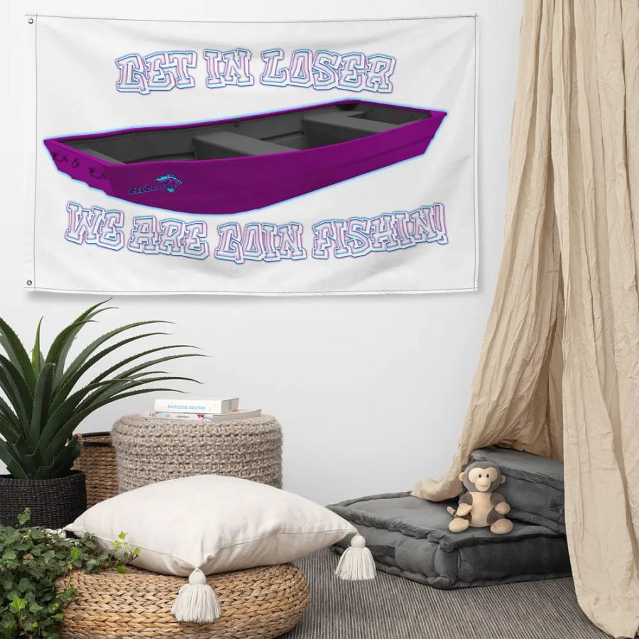 RicerMeanGirls white letter Flag product image (5)