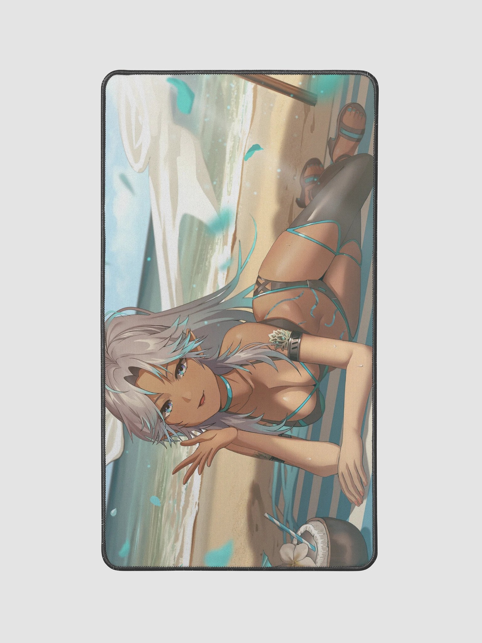 Twilight Drift: Tidesong Desk Mat 12" x 22" product image (1)