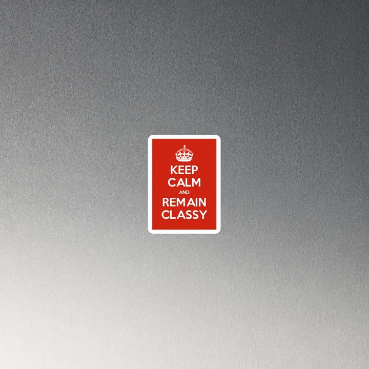 Keep Calm Magnet in Red product image (4)