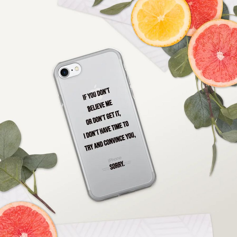 SATOSHI Quote - iPhone Clear Case product image (11)