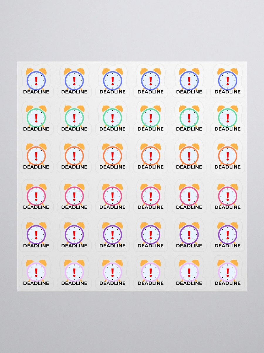 Deadline Stickers – Hand-Drawn, Functional Planner Stickers for Bullet Journals, Work, and Office Organization product image (1)