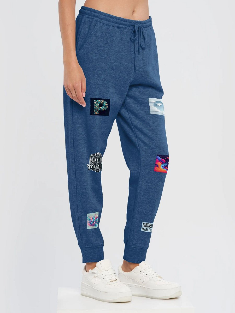 Sorcerer vs. Dragon Stained Glass Joggers | AI design collection of hobby images product image (22)