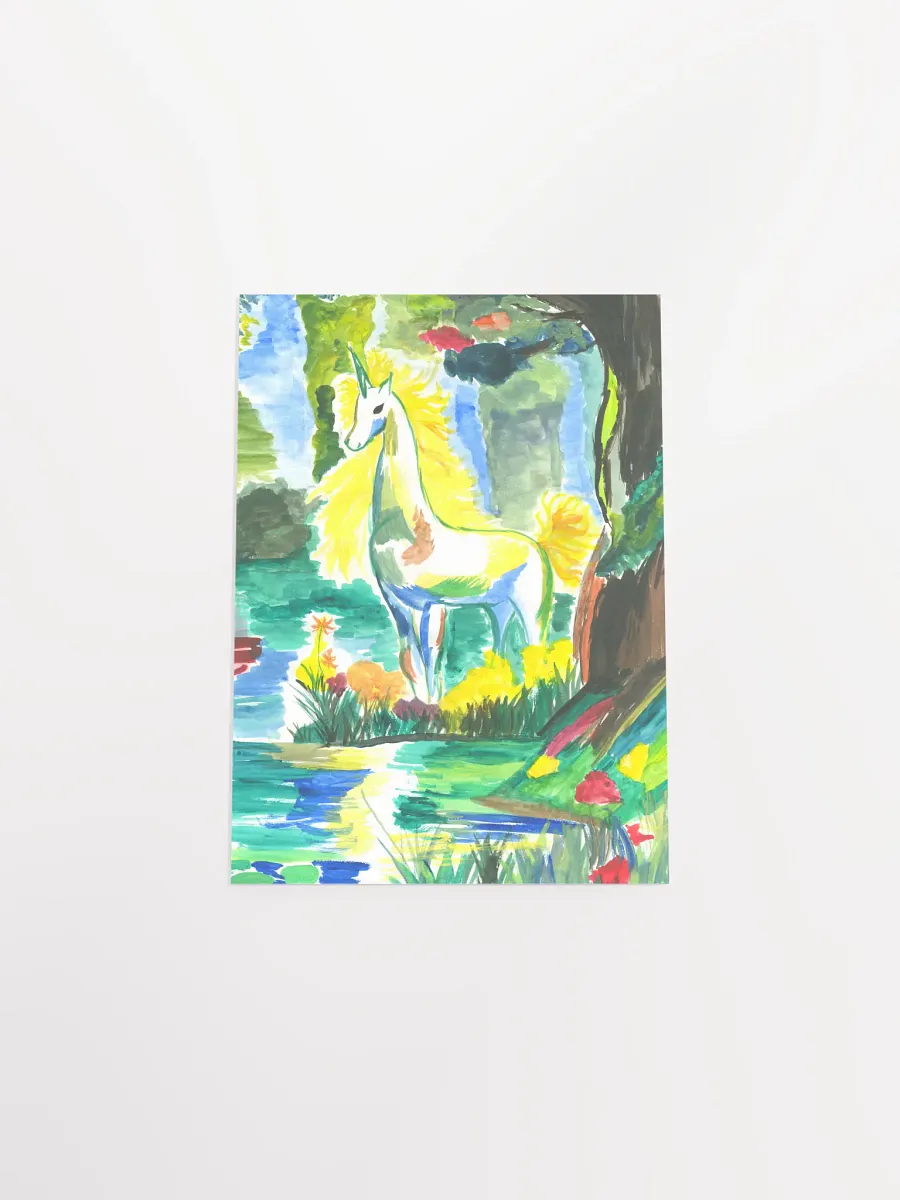 Unicorn In Paradise Art Print product image (13)