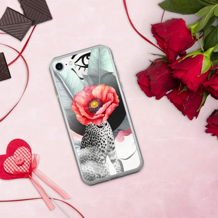 Surreal Leopard Flower iPhone Case product image (335)