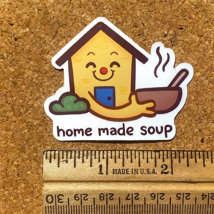 Home Made Soup Sticker product image (3)