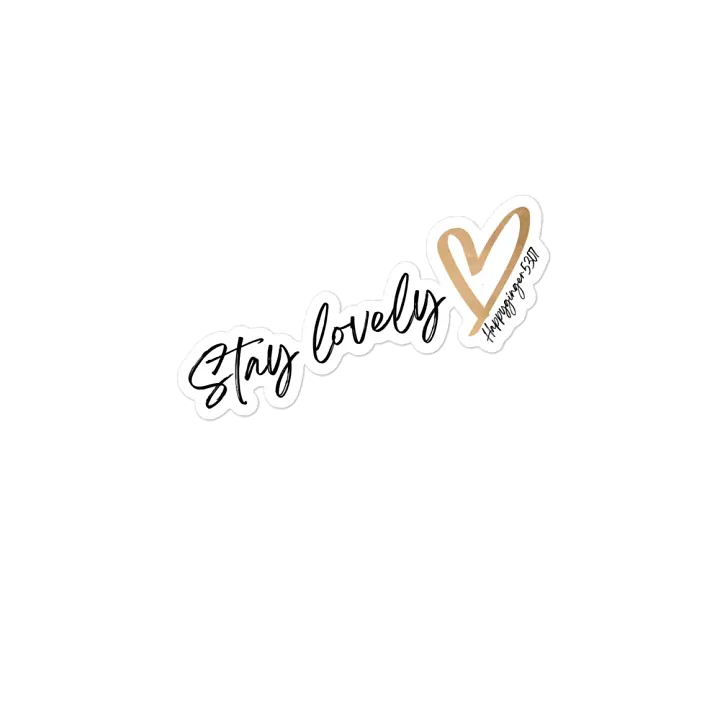 Stay Lovely <3 magnet product image (1)