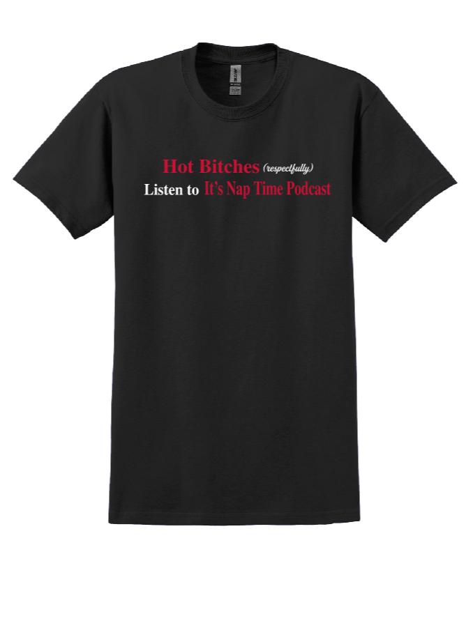 BLACK TEE - HOT BITCHES product image (1)