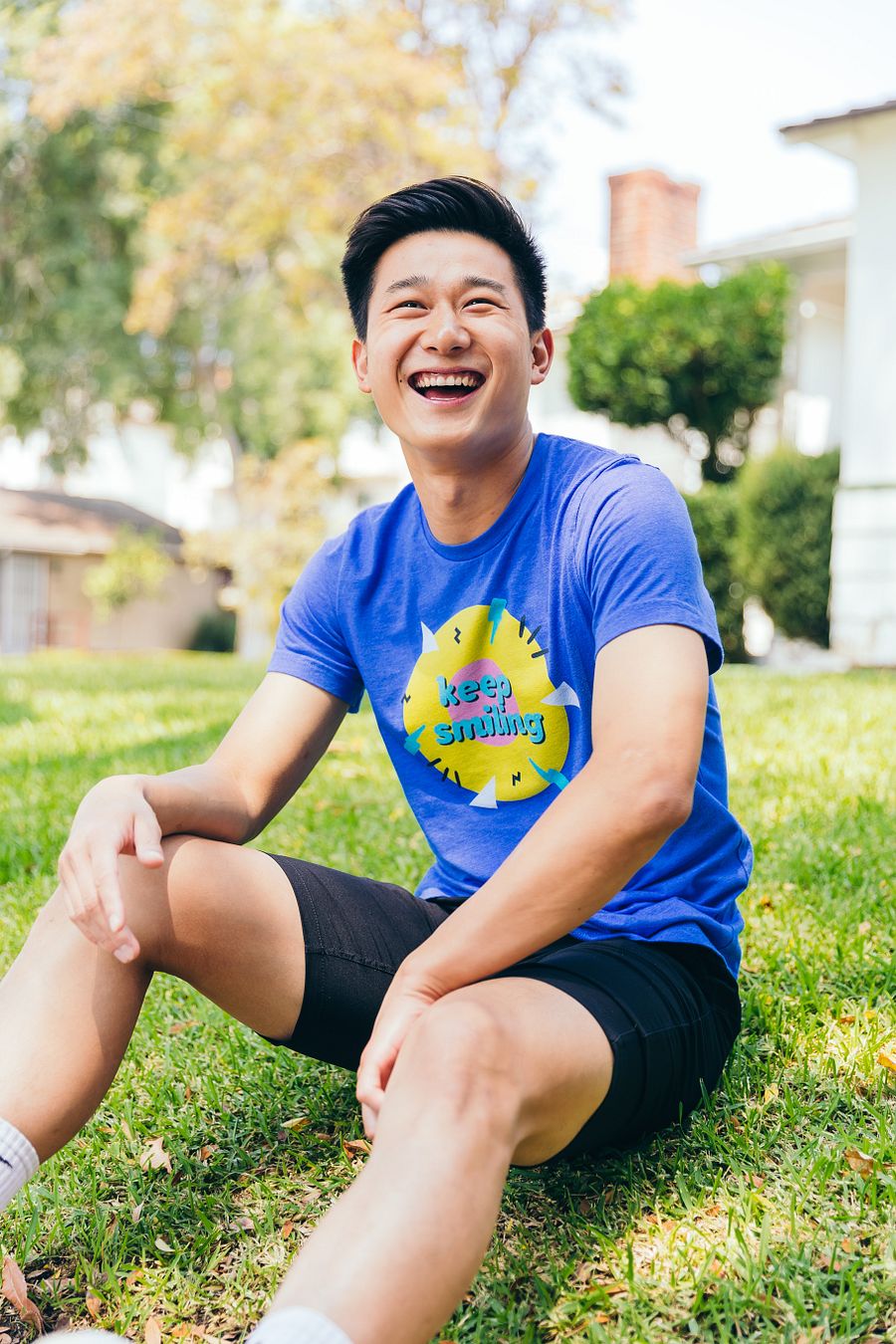 Keep Smiling T-Shirt - #Sam product image (1)
