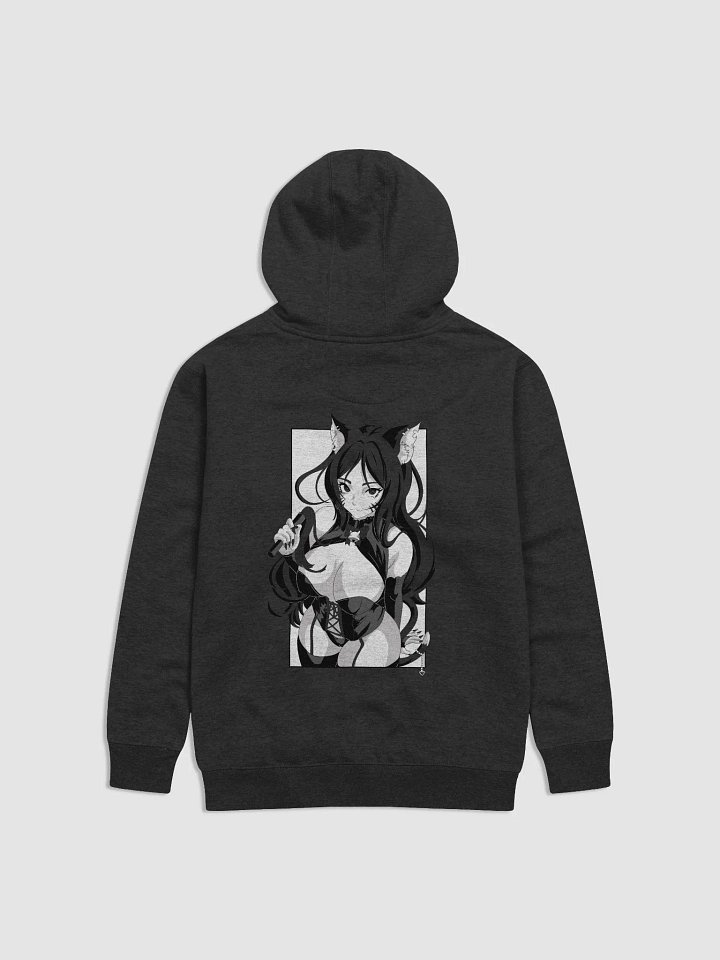 Eiko Waifu Hoodie- Black w/ white background product image (1)