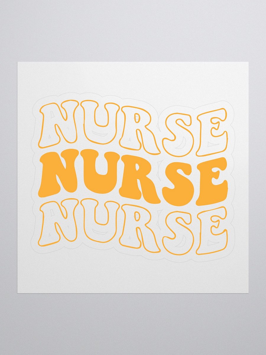 Bold Nurse Repeat Kiss-Cut Stickers product image (1)