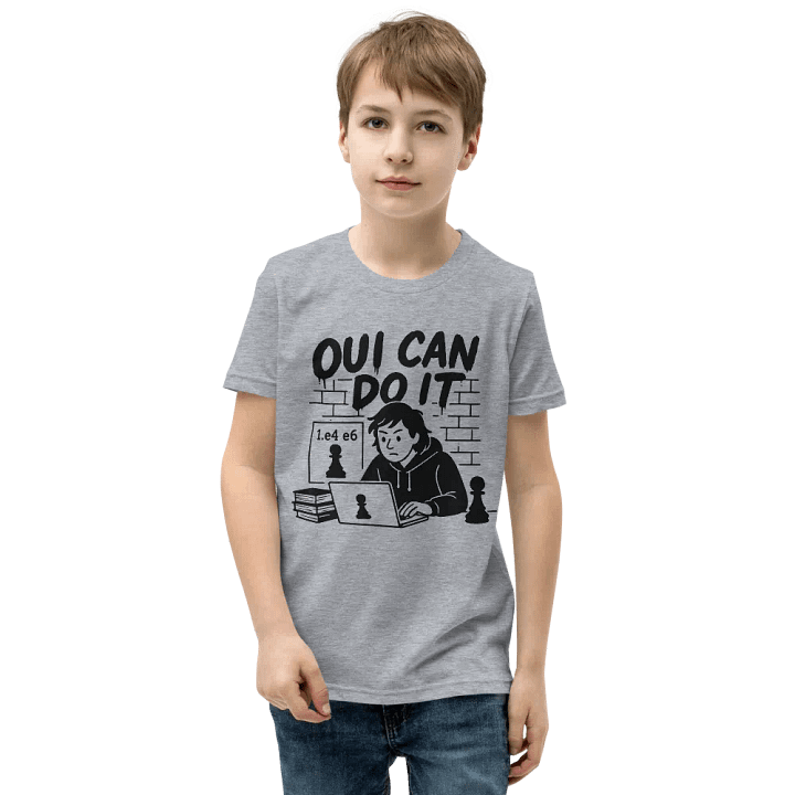 Oui Can Do It - Youth T-Shirt product image (2)