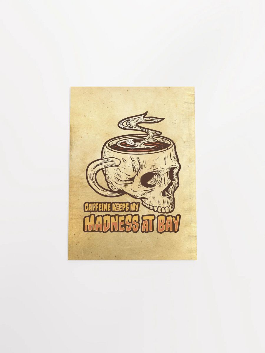 Gothic Skull Coffee Poster – Caffeine & Madness product image (52)