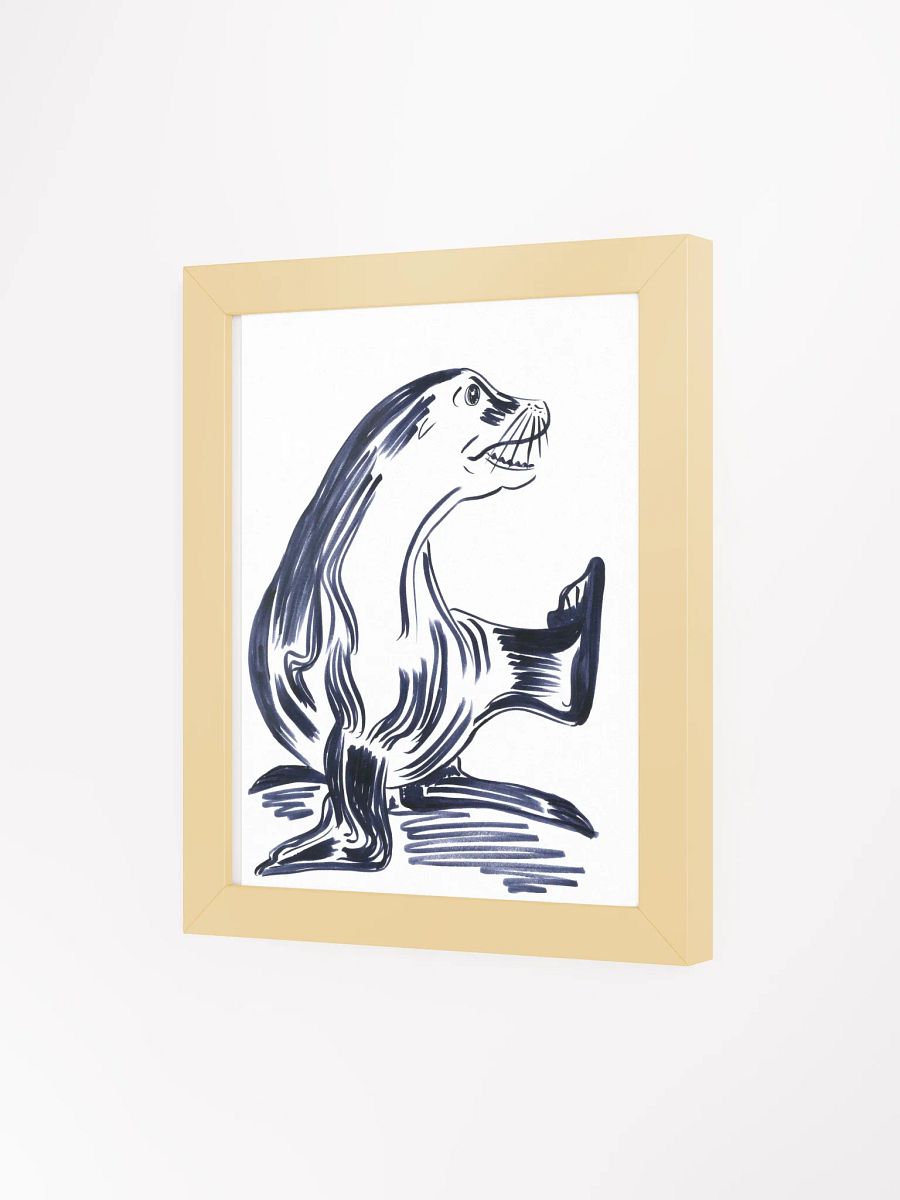 Happy Seal Framed Print product image (23)