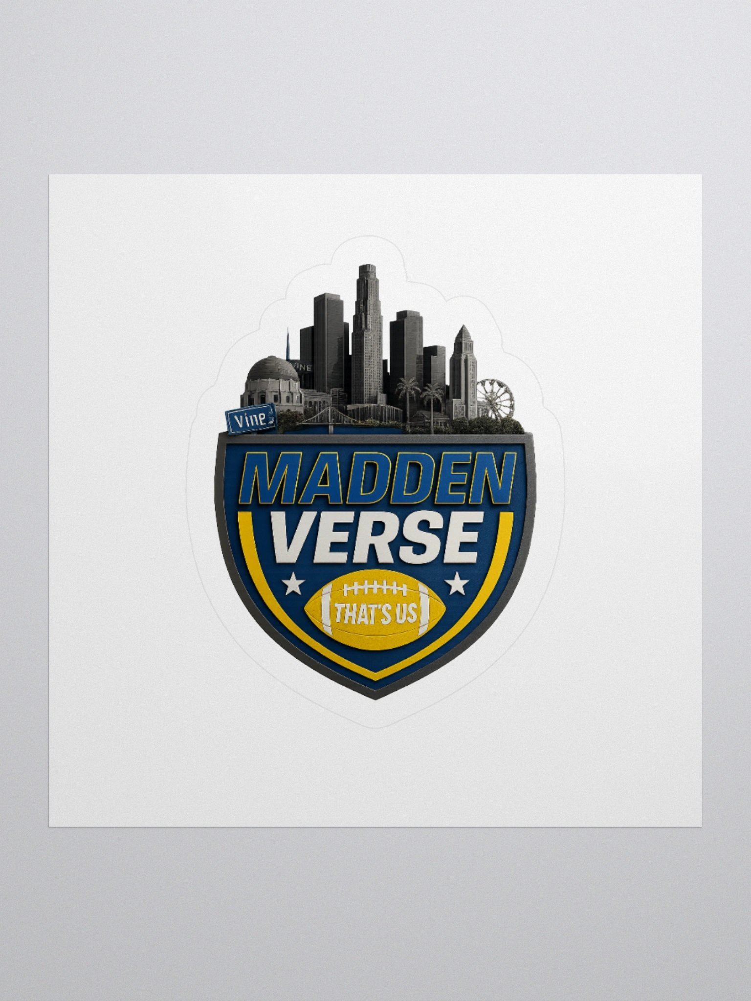 LA SKYLINE STICKER product image (1)