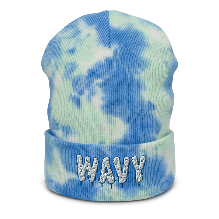 Sky Blue Wavy Beanie product image (1)