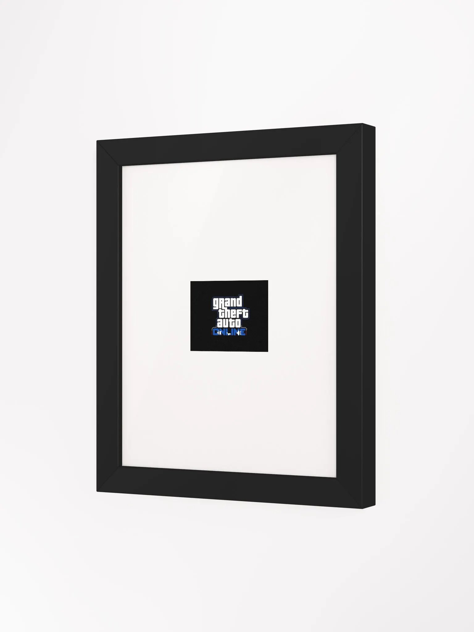Grand Theft Auto Online Themed Bold Font Framed Poster product image (3)