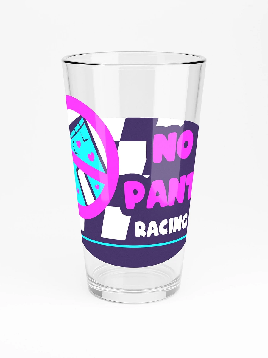 NO PANTS RACING PINT GLASS product image (3)