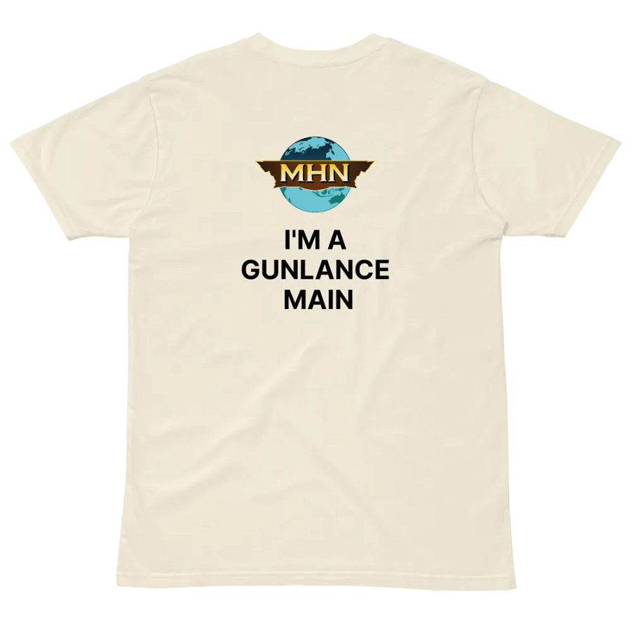 Gunlance Main MHN Emblem Unisex T-Shirt White/Natural product image (7)
