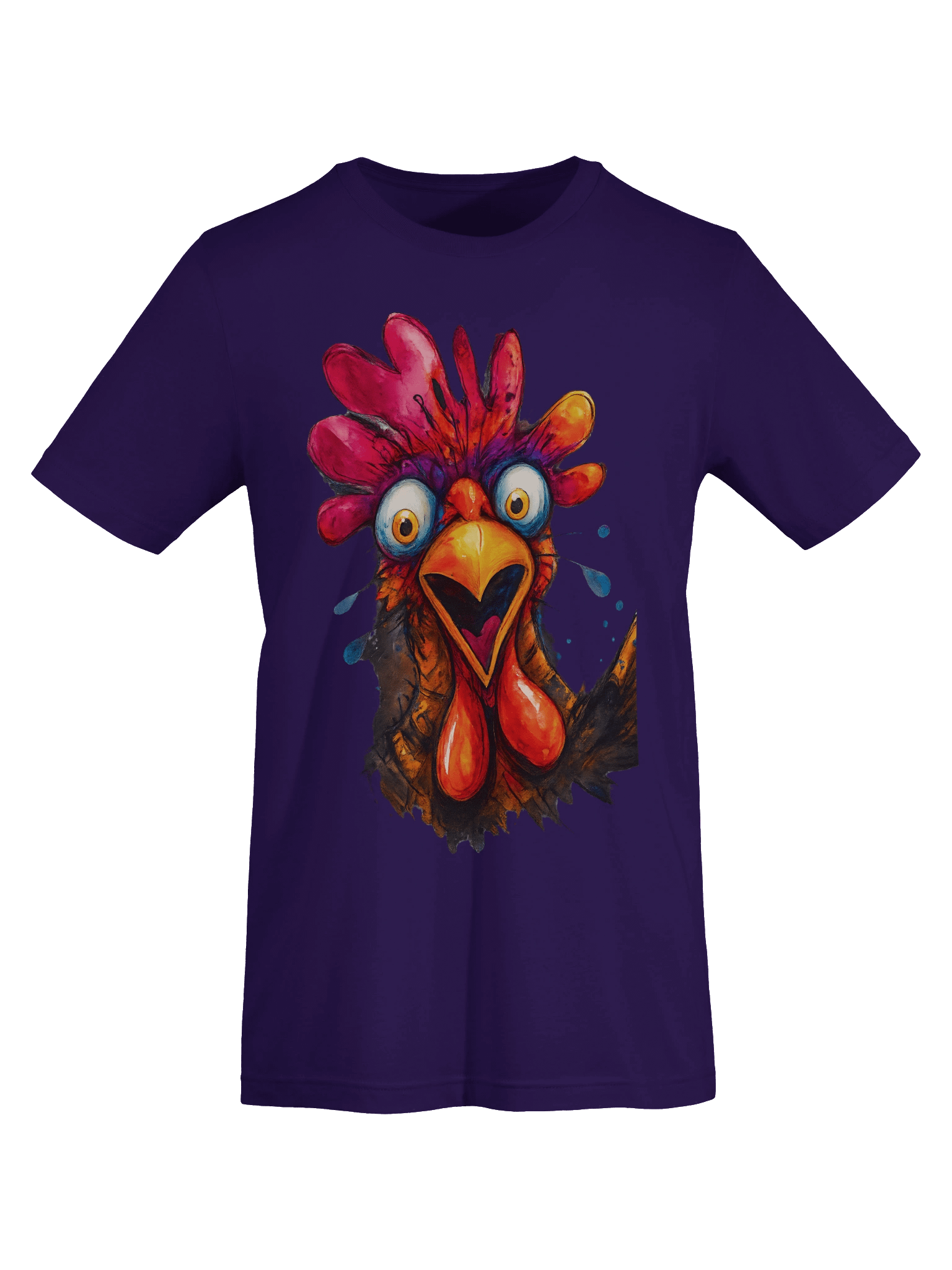 Whimsical Chicken Illustration T-Shirt product image (76)