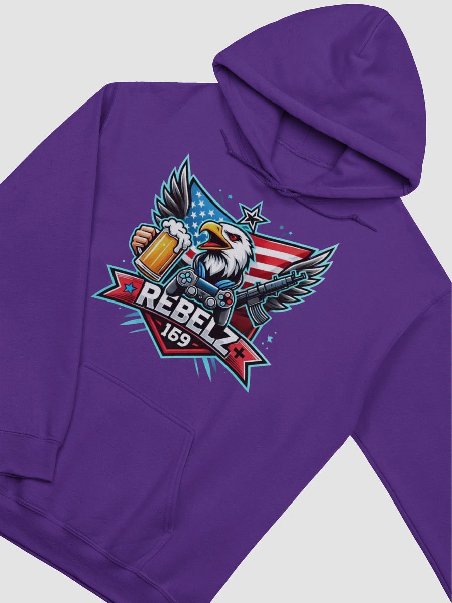 Rebelz169 Distressed Logo Hoodie product image (3)