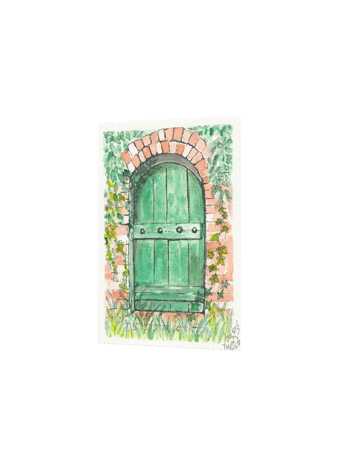 Green Door Print product image (2)