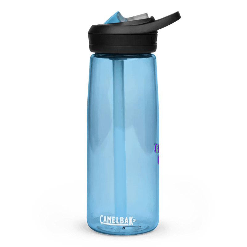 game on water bottle
