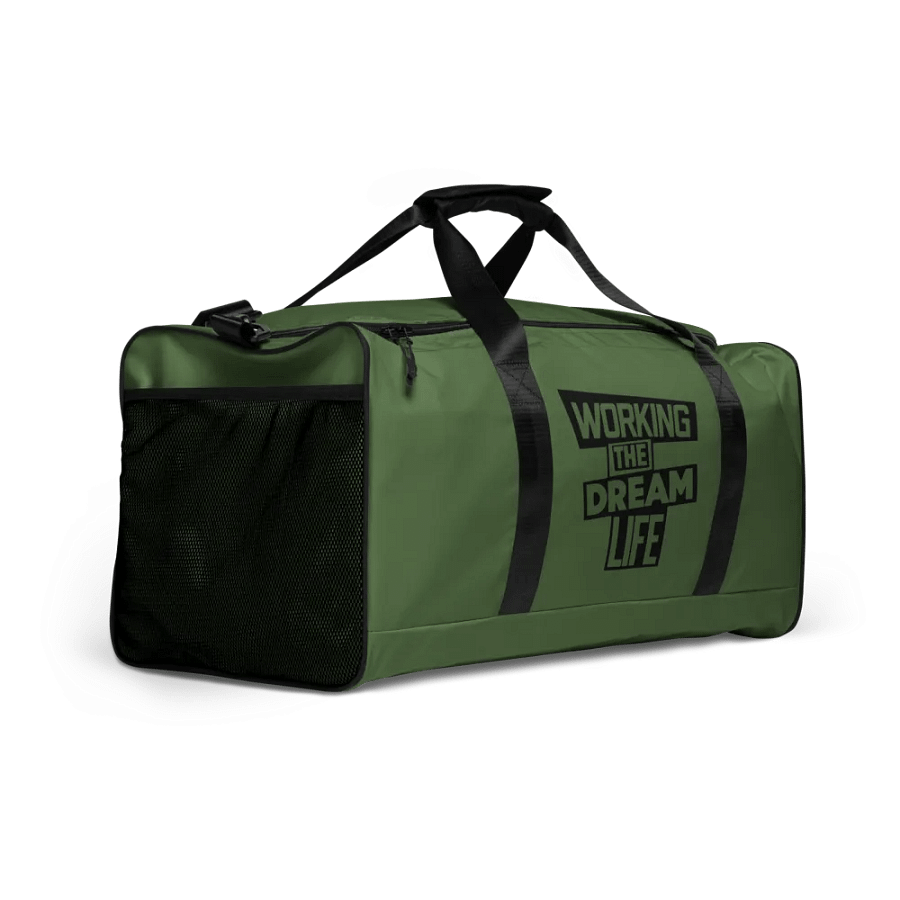 Green All-Over Print Duffle Bag – Working The Dream Life | Premium Travel & Work Lifestyle Statement product image (7)