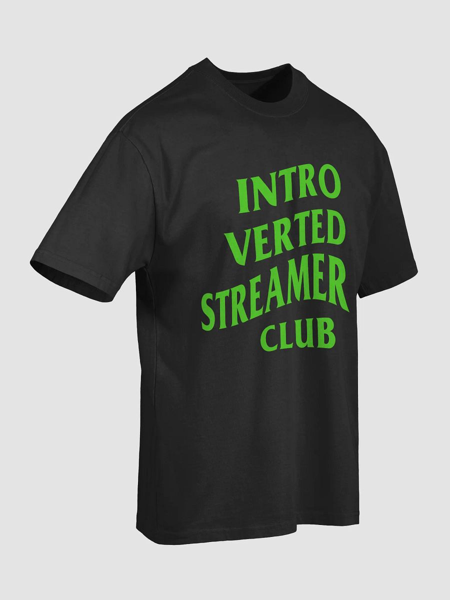 Introverted Streamer Club "Team Green" Oversized Tee product image (17)