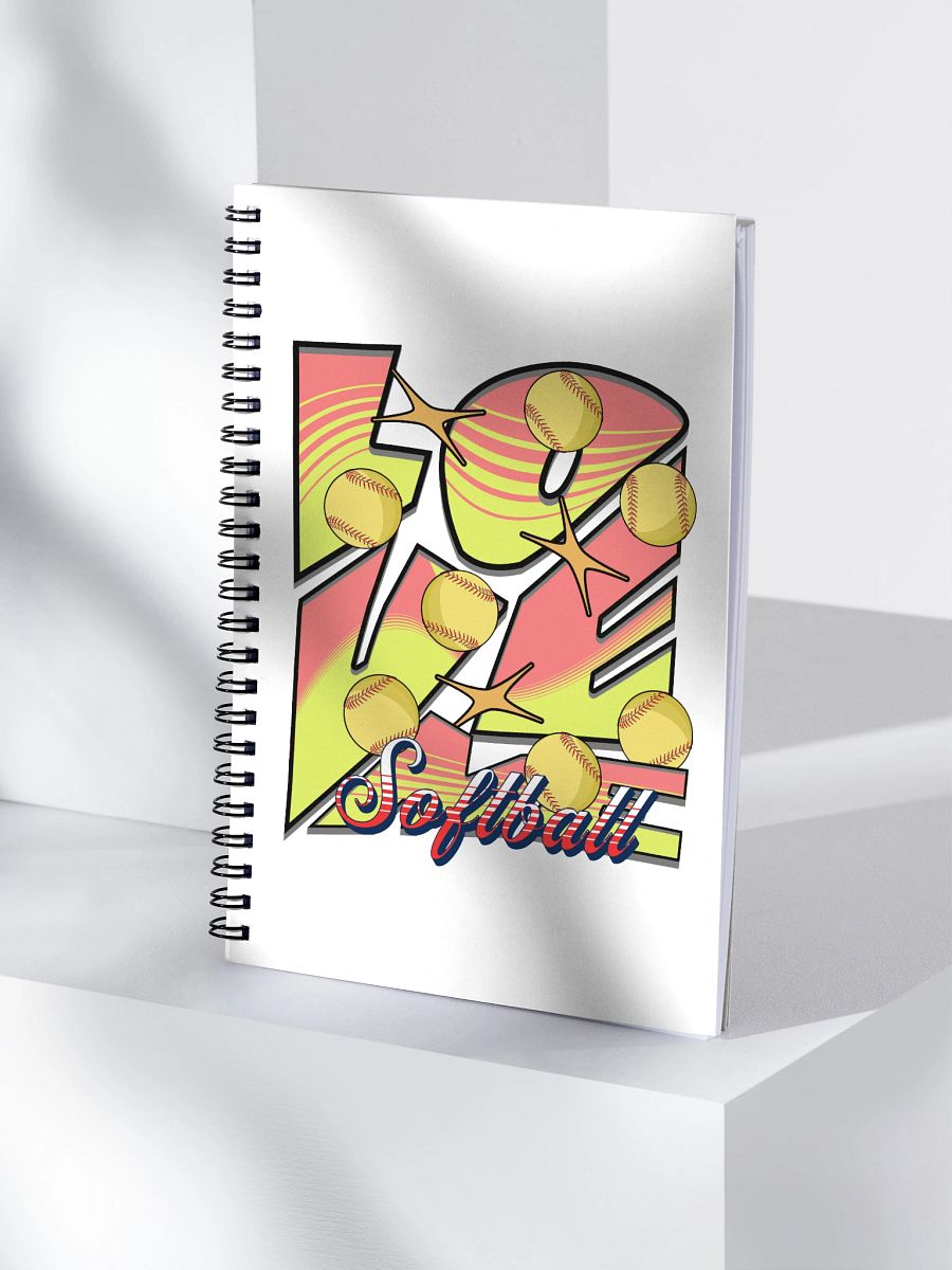 Softball Me Softball Spiral Notebook product image (1)