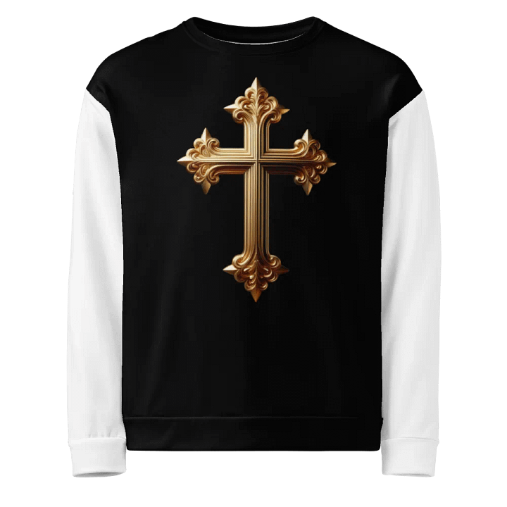 A Golden Angel and Cross - Unisex Sweatshirt #8 product image (1)