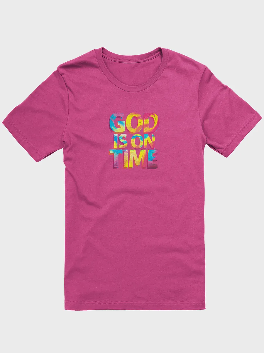 God is on time Tee unisex product image (1)