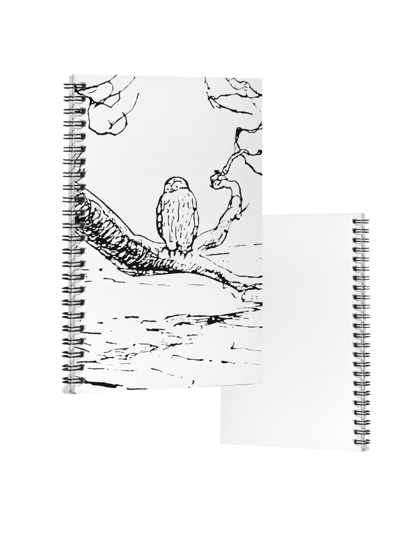 Owl Spiral Notebook product image (1)