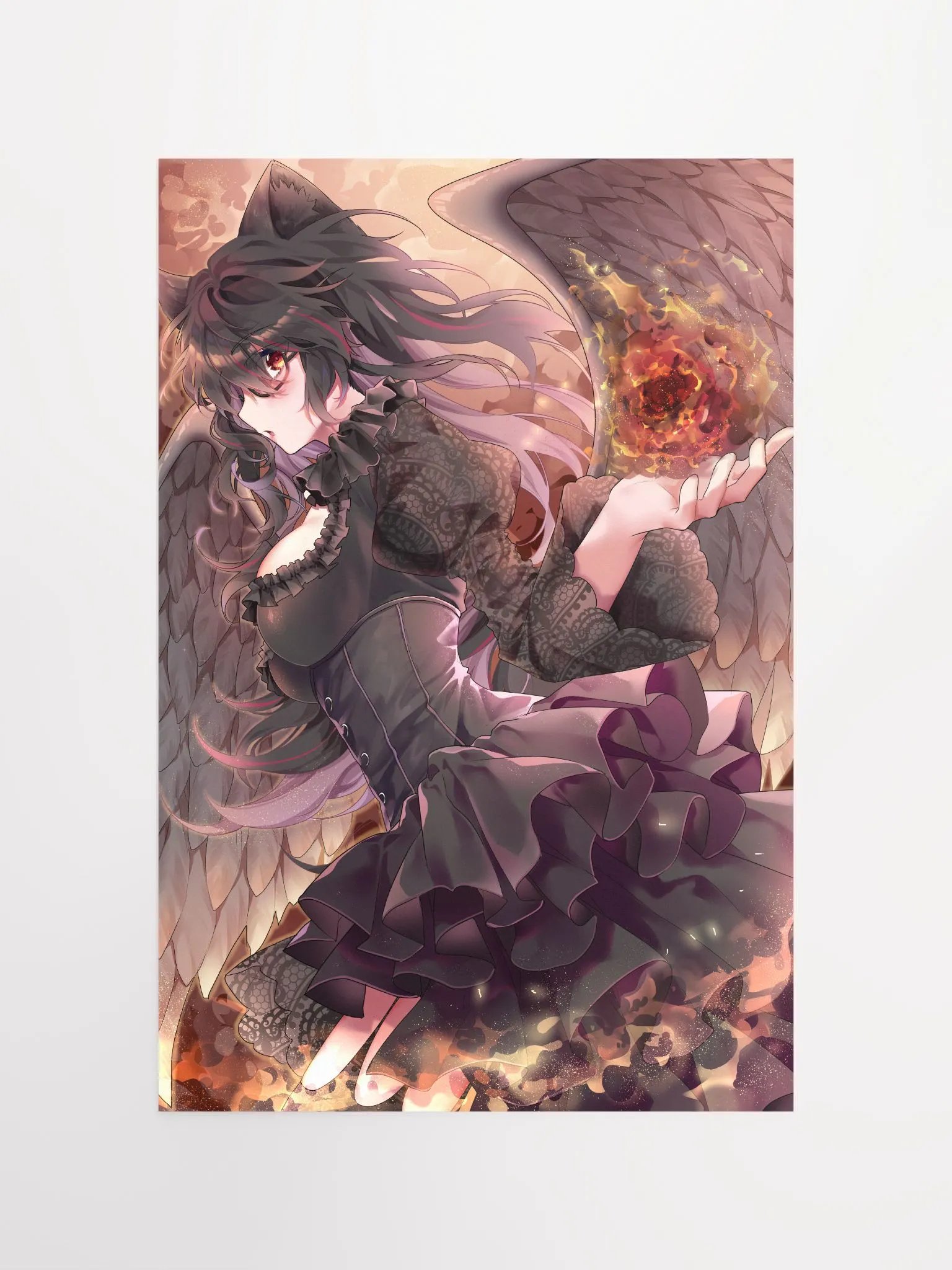 Mizuki and Fire Poster product image (4)