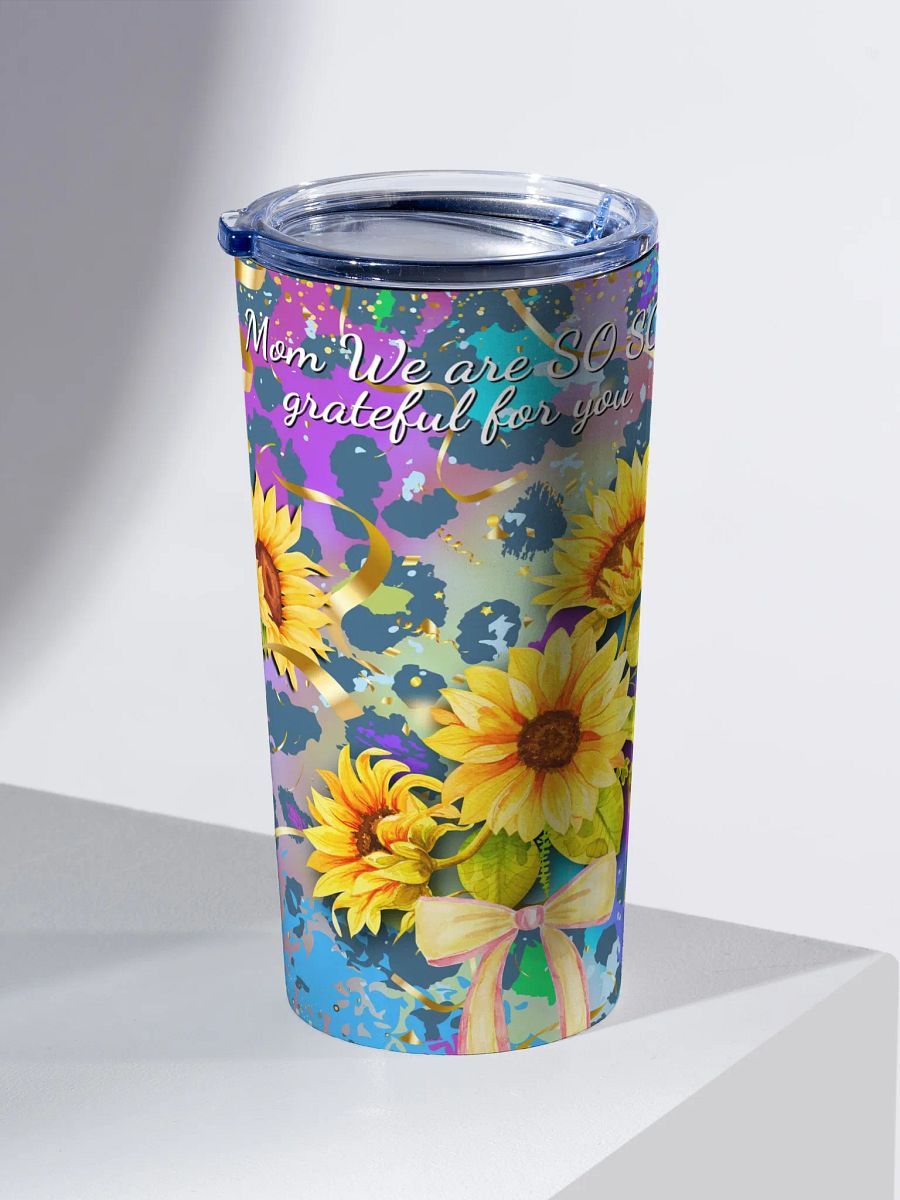 Grateful for Mom Sunflower Tumbler gift for mothersday product image (2)
