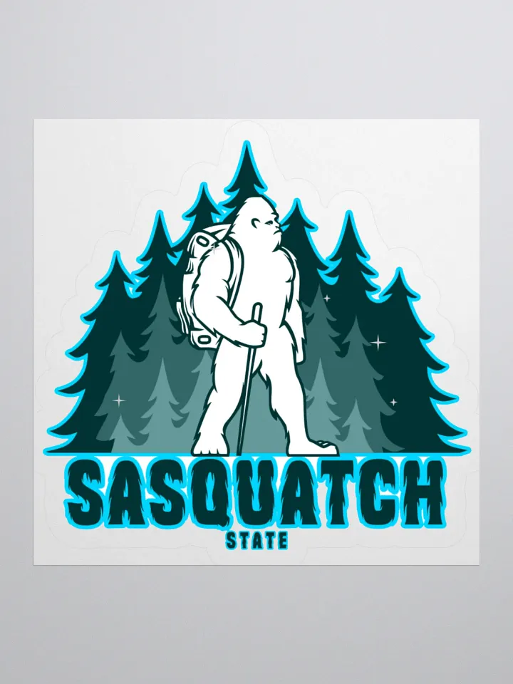 Sasquatch State Sticker (3 Sizes) product image (3)